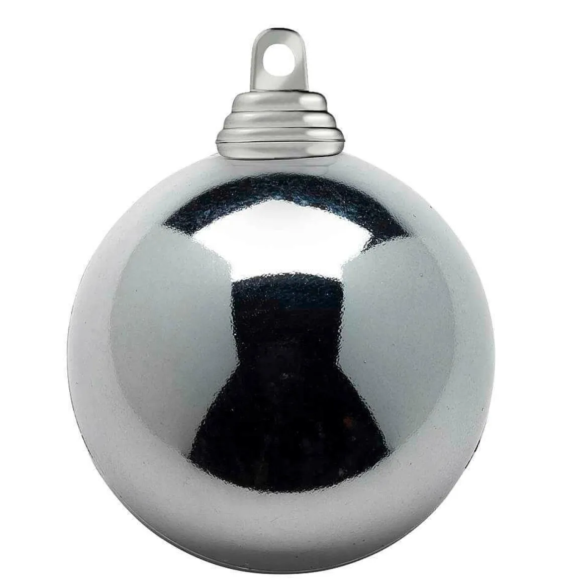 Bolas De Navidad Antracita, Brillantes, De Plástico Ignífugo, 6 Cm Ø - 24 Unidades.