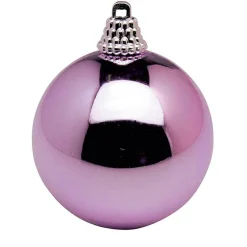 Bolas De Navidad Brillantes 6 Cm Color Lila