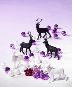 Bolas De Navidad Brillantes 6 Cm Color Lila