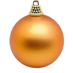 Bolas De Navidad De Plástico Cobre, Mate
