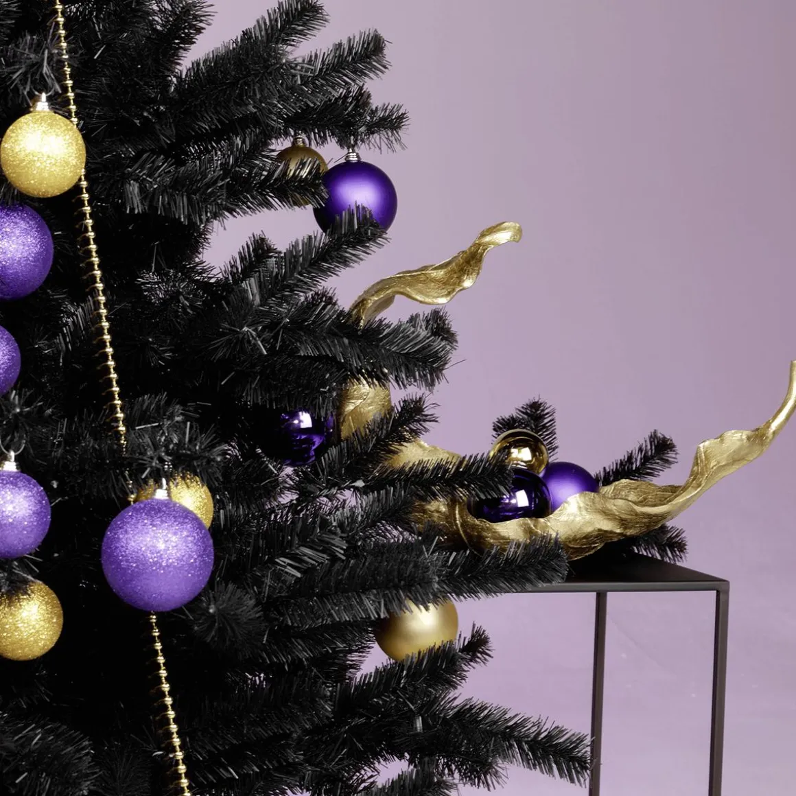 Bolas De Navidad De Plástico Con Purpurina, 6 Cm Ø - 6 Piezas