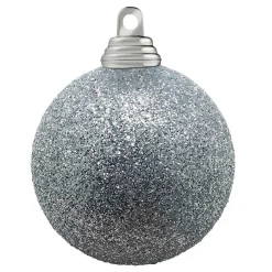 Bolas De Navidad De Plástico Con Purpurina De 6 Cm De Diámetro - 6 Piezas