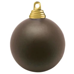 Bolas De Navidad De Plástico Ignífugo Moca Mate