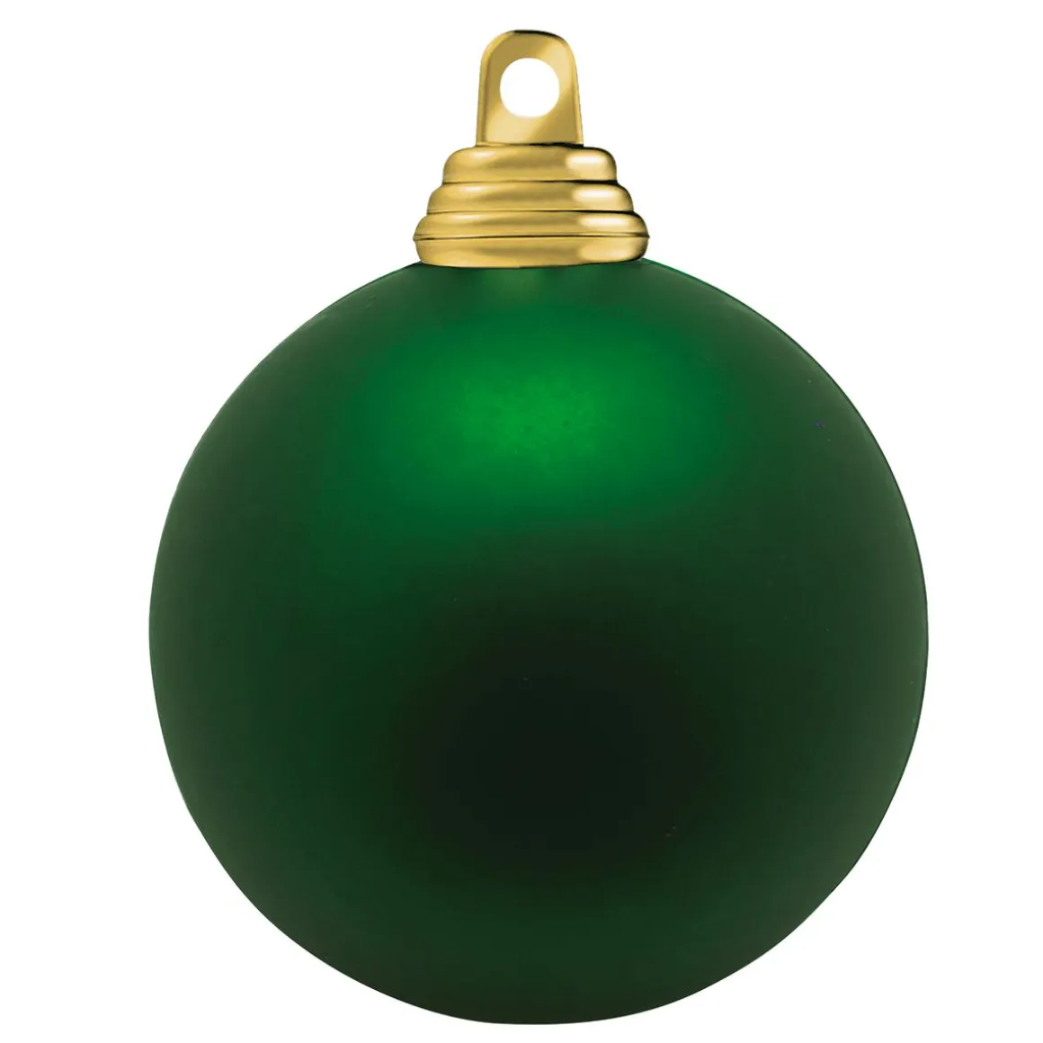 Bolas De Navidad De Plástico Ignífugo Verde Mate