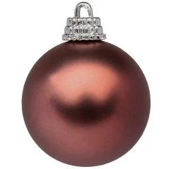 Bolas De Navidad Mates 6 Cm Malva, 24 Bolas