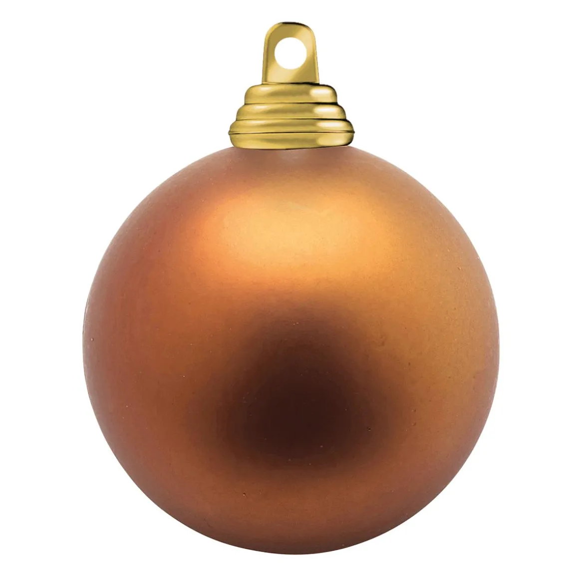 Bolas De Navidad Mates Y Cobrizas De Plástico Ignífugo B1, Ø 6 Cm - 24 Uds