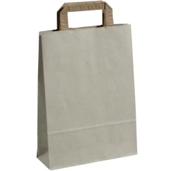 Bolsa De Mano Ecológica De Papel De Hierba De 22 X 30 Cm