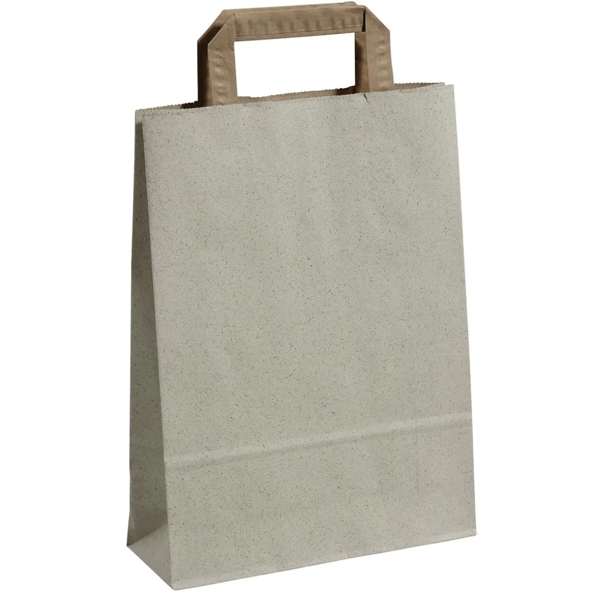 Bolsa De Mano Ecológica De Papel De Hierba De 22 X 30 Cm