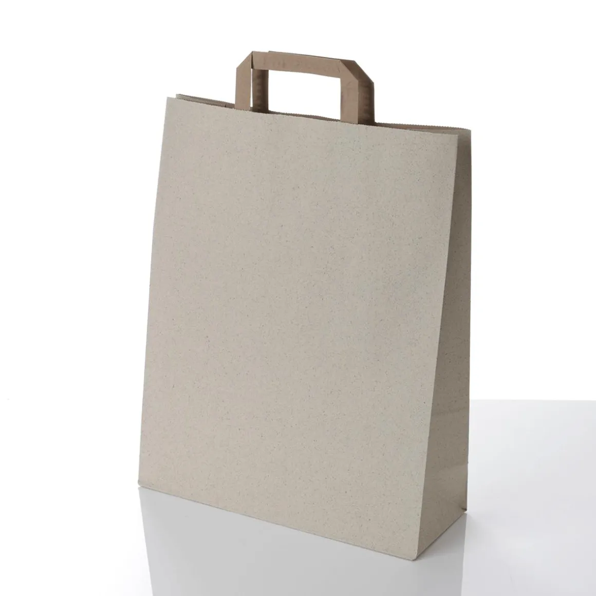 Bolsa De Mano Ecológica De Papel De Hierba De 32 X 40 Cm