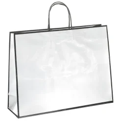 Bolsa De Papel "Coco" Blanca 30 X 40 Cm 25 Piezas, 155 Gr/m²