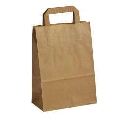 Bolsa De Papel, Marrón, Tamaño 1: 20 X 28 + 10 Cm