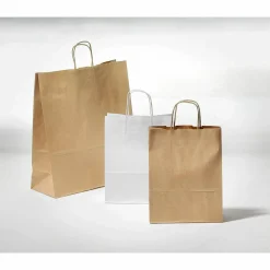 Bolsa De Papel, Marrón, Tamaño 1: 36 X 22 + 10 Cm