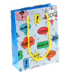 Bolsa De Regalo "Comic", 20 X 16 Cm