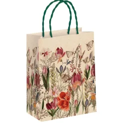 Bolsa De Regalo "Jardín De Flores" 22 X 31 X 10 Cm 10pcs.