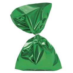 Bolsa De Regalo, Tono Brillante, Color Verde Oscuro, 20 X 35 Cm