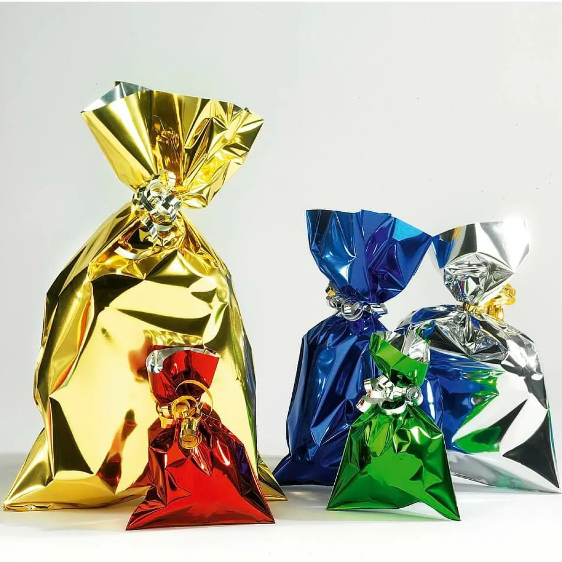 Bolsa De Regalo, Tono Brillante, Color Verde Oscuro, 20 X 35 Cm