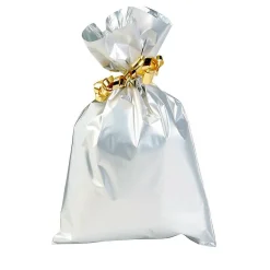 Bolsa De Regalos, Mate, Plata, 15 X 25 Cm