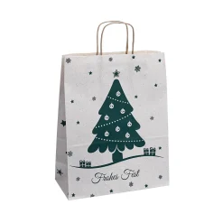 Bolsa De Transporte Árbol De Navidad, Papel Hierba, 34 X 26 X 12 Cm, 50 Piezas