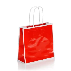 Bolsas De Regalo Rojo Brillante 25 Piezas 18 X 18 Cm
