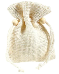 Bolsita De Yute, 10 Cm, Crema