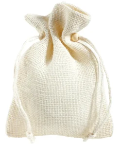 Bolsita De Yute, 18 Cm, Crema