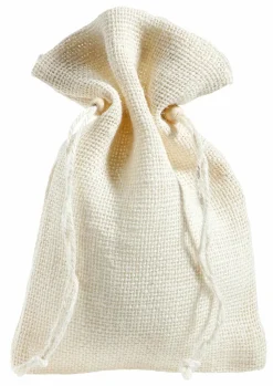 Bolsita De Yute, 22 Cm, Crema