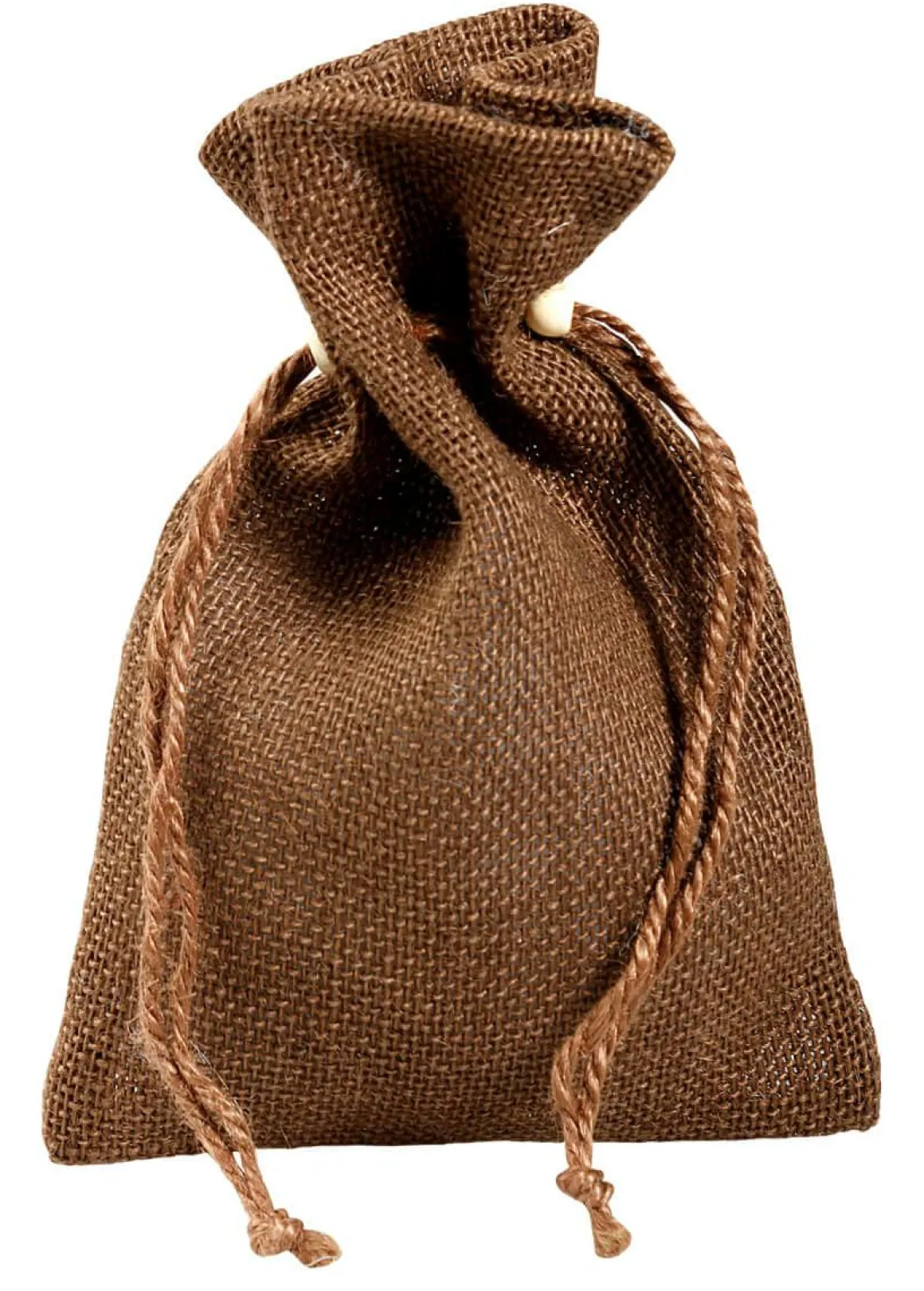 Bolsita De Yute, 22 Cm, Marrón