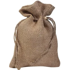 Bolsita De Yute, 18 Cm, Natural