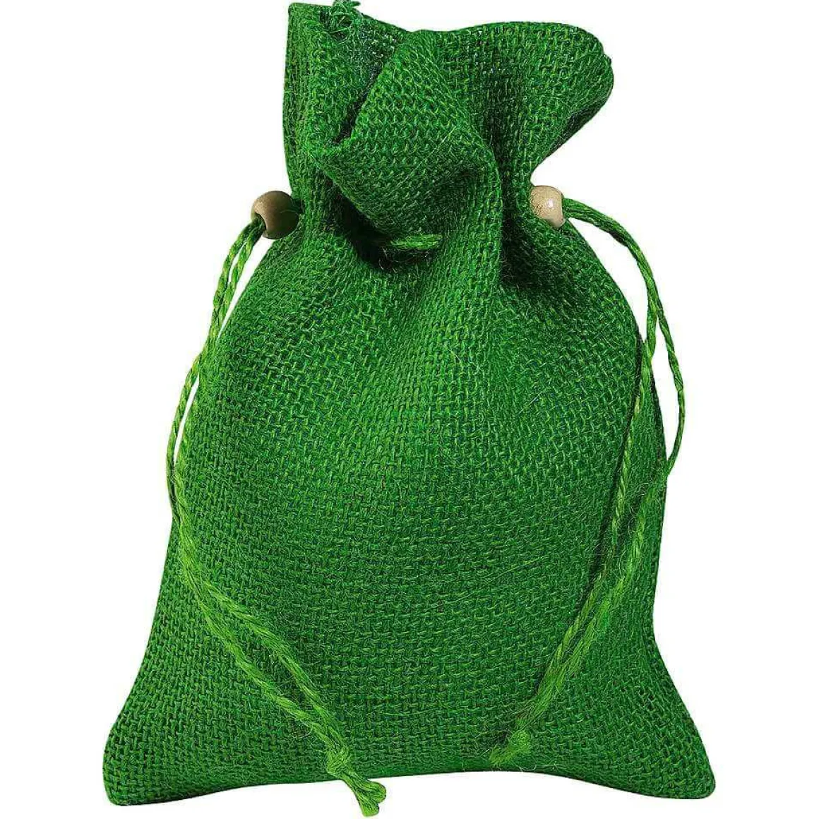 Bolsita De Yute, 18 Cm, Verde