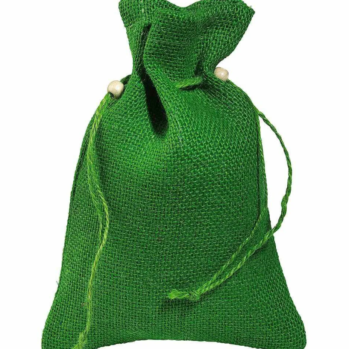 Bolsita De Yute, 22 Cm, Verde