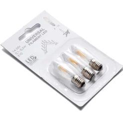 Bombilla LED De Repuesto 3 Piezas, E10 Blanco Cálido