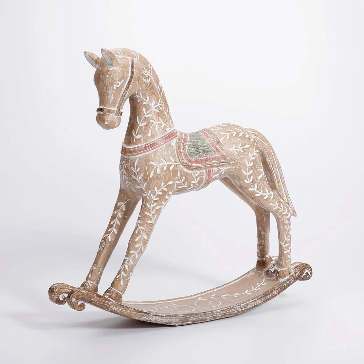 Caballo Balancín Con óptica De Madera 30 X 30 Cm