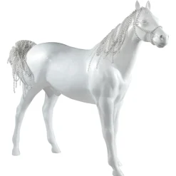 Caballo Deco 195 Cm De Altura, Blanco