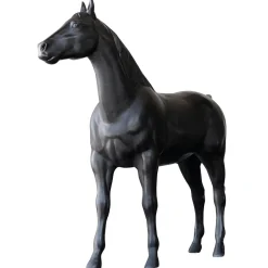 Caballo Deco 195 Cm De Altura, Negro