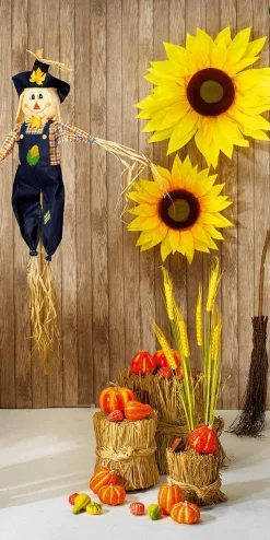 Cabeza De Flor Deco Girasol, 60 Cm Ø