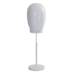 Cabeza De Maniquí De Hombre Blanca Con Soporte 29 X 29 X 40 Cm