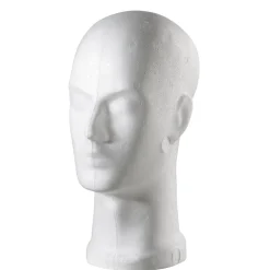 Cabeza Decorativa De Poliestireno, Altura 32 Cm