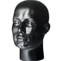 Cabeza Decorativa, Hombre, Color Negro