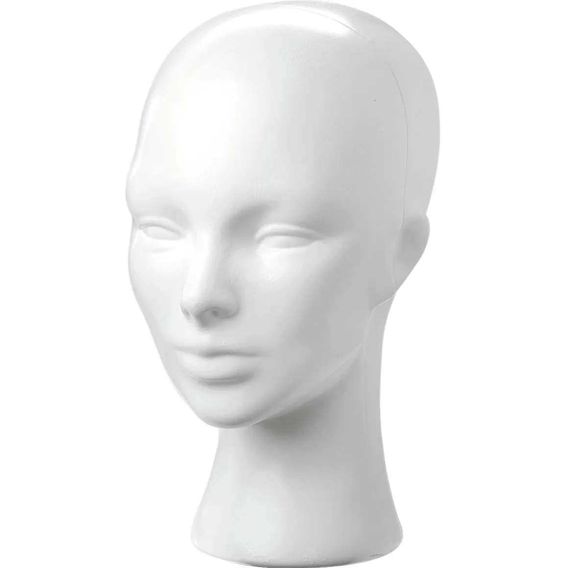 Cabeza Decorativa, Mujer, Color Blanco