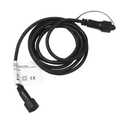 Cable De Conexión De La Cadena De Luces 500 Cm Negro