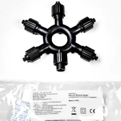Cable De Distribución 5-veces Para LED Profi System, Negro