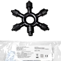 Cable De Distribución 5-veces Para LED Profi System, Negro