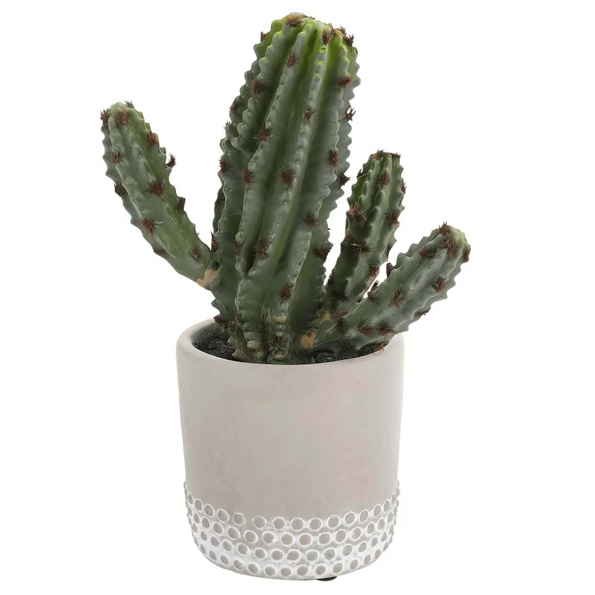 Cactus Artificial Decorativo De 24 Cm En Moldeado Por Inyección