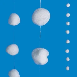 Cadena De Bolas De Nieve, Longitud 270 Cm, Ø 4 Cm
