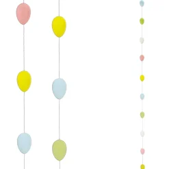 Cadena De Huevos De Pascua Deco Pastel 160 Cm