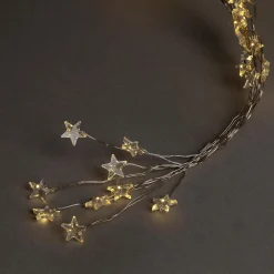 Cadena De Luces De Estrella De Micro LED Con Luz Cálida Que Funciona Con Pilas 80 Cm