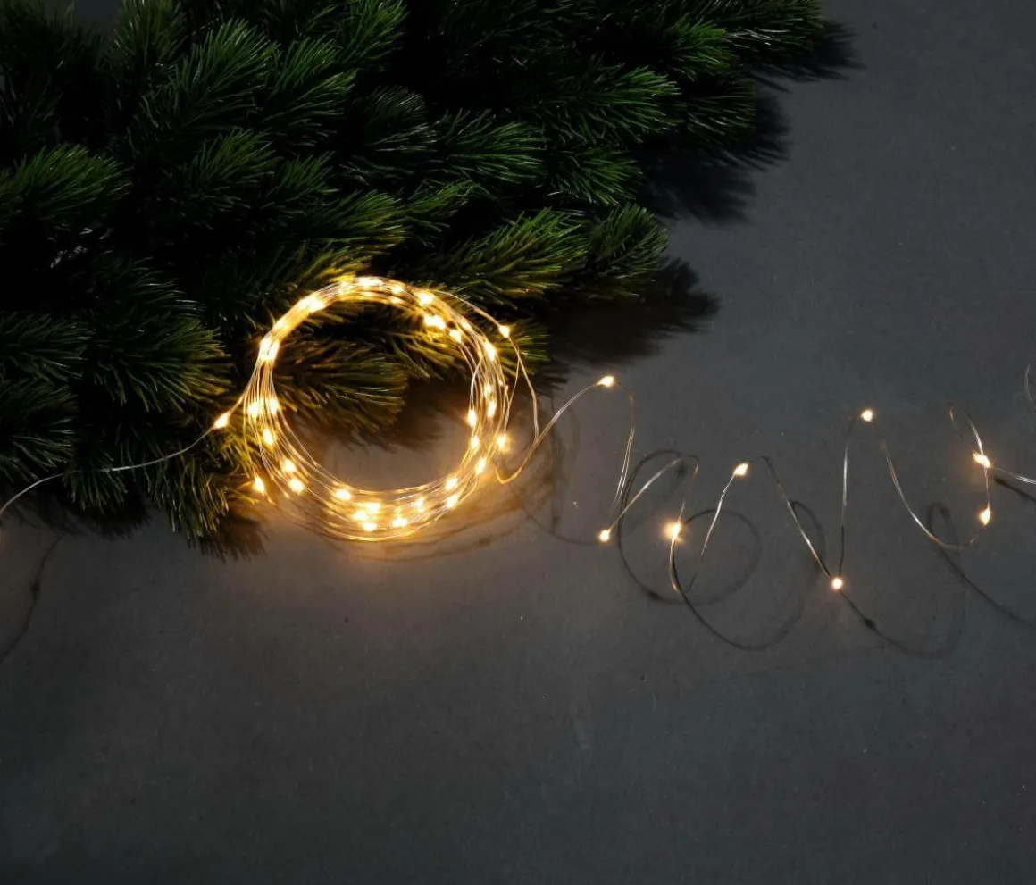 Cadena De Luces LED Con Alambre Para Exteriores, 50 LED, 5 M