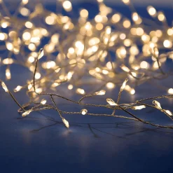 Cadena De Luces LED Con Alambre Fuegos Artificiales Para Exteriores, 240 LED, 6 M