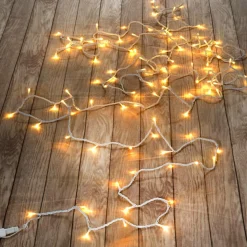Cadena De Luces LED Con Tramos Acoplables Para Interiores, 100 LED, 10 M, Sin Cable