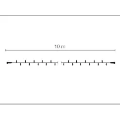 Cadena De Luces LED Con Tramos Acoplables Para Exteriores IP67, 240 LED, 24 M, Sin Fuente De Alimentación